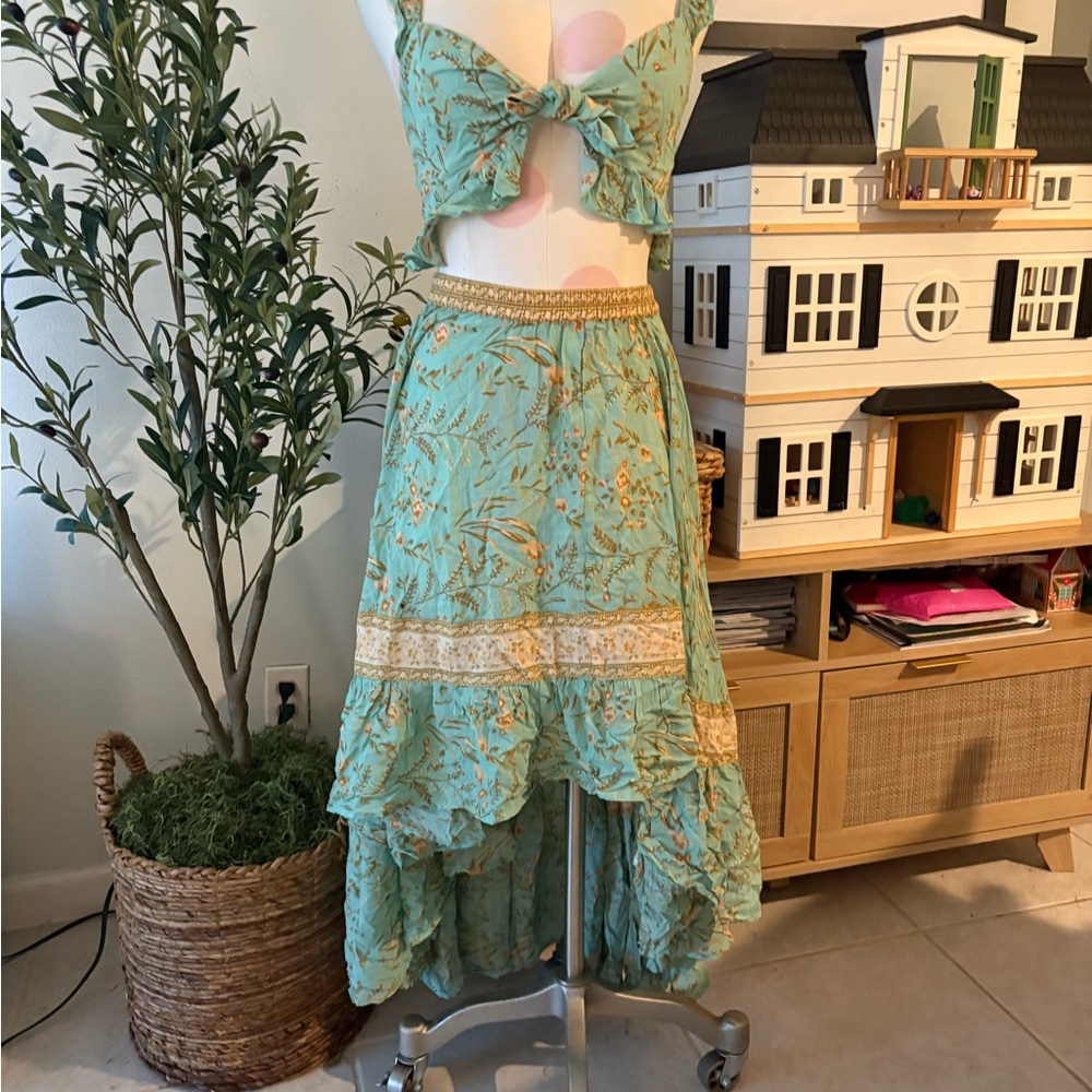 Spell & The Gypsy Collective Maisie Skirt & Crop Top Set Sz S / M